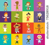 children multicultural...