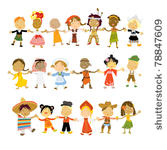 kids multicultural traditional...