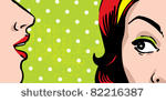 gossiping women  comic books...