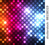 neon abstract lines design on...