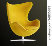 vector egg chair