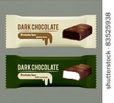 vector dark chocolate wrappers