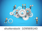 illustration of business people ...