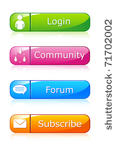 illustration of set of icon for ...
