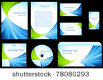 illustration of set of business ...