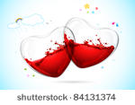 illustration of pair of heart...