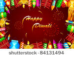 illustration of diwali...