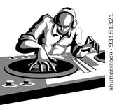 illustration of disco jockey...