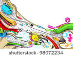 illustration of craft doodle...
