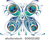 vector insect peacock butterfly ...