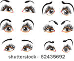 clip art of vector emotional...