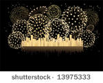  2012 year new year fireworks...
