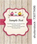 pink cupcake invitation