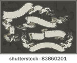 weathered banner set