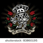mariachi skeleton