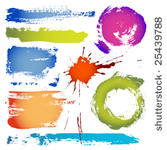 grungy design elements
