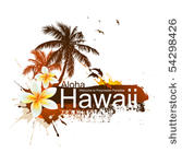 tropical background. aloha...