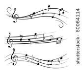 music notes on staves