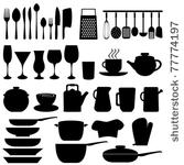 kitchen objects and utensils in ...