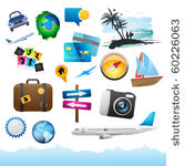 a collection of holiday icons...