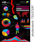 infographic vector graphs and...