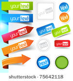 web page sticker designs