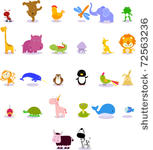 animals from animal alphabet