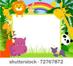 animal and frame