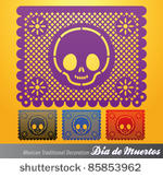 mexican day of the death vector ...