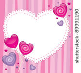 valentine's day greeting card...