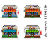 store set icons. shop icons...