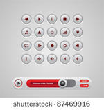 white round media player...