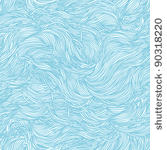 abstract light blue hand drawn...
