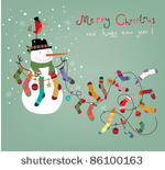 christmas background with...