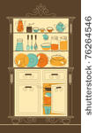vector illustration   kitchen...