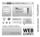 gray modern website design...