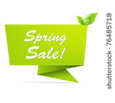 sale spring banner  isolated on ...