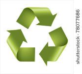 recycle symbol  isolated on...