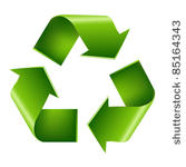 recycle symbol  isolated on...