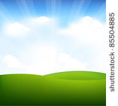 landscape with beams  vector...