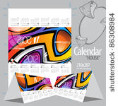 2012 calendar. vector...