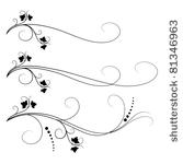 set of wine frames and design...