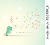 beautiful vector cute bird...