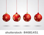 vector christmas ball