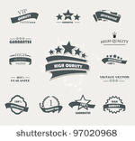 set of vintage retro premium...