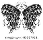 wings intertwined with...