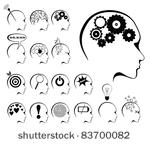 brain activity and states icon...