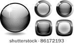 web buttons net style glossy...