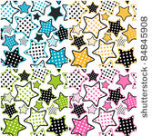 seamless texture with stars