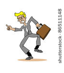 happy business man  vector  ...
